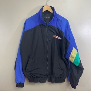 Vintage 80s Swingster Nascar Jacket Black Size Medium
